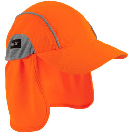 Ergodyne® Chill-Its® 6650 High Performance Hat W/ Neck Shade Orange One Size