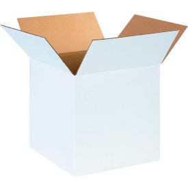 Global Industrial Cardboard Corrugated Boxes 14""L x 14""W x 14""H White