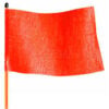 Light Duty Non-Lighted Warning Whip Orange