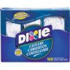 Dixie® Tray w/ 56 Fork 56 Knives & 56 Spoons Combo Pack White Pack of 1008