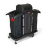 Rubbermaid® High Security Compact Housekeeping Cart 9T78