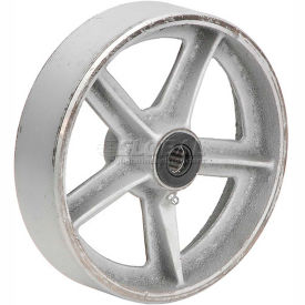 Global Industrial™ 8"" x 2"" Semi-Steel Wheel - Axle Size 5/8""