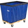 Global Industrial™ KD 16 Bushel Blue Vinyl Basket Bulk Truck