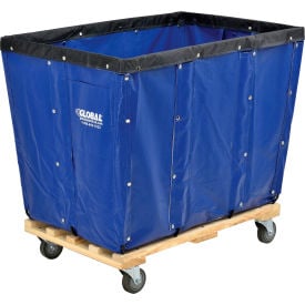 Global Industrial™ KD 16 Bushel Blue Vinyl Basket Bulk Truck
