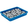 Global Industrial™ Plastic Dividable Grid Container - DG93030 22-1/2""L x 17-1/2""W x 3""H Blue