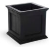 Mayne® Fairfield 20"" x 20"" Square Planter Black