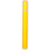 Post Guard® Bollard Cover CL1385FASSY 4-1/2""Dia. X 52""H Yellow W/White Tape