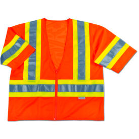 Ergodyne® GloWear® 8330Z Class 3 Two-Tone Vest Orange L/XL