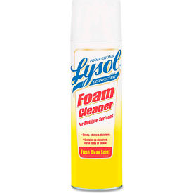Professional LYSOL® Disinfectant Foam Cleaner 24 oz. Aerosol Spray 12 Cans/Case - 02775