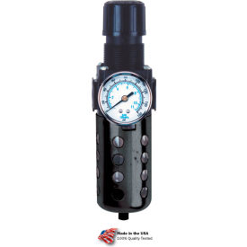 Arrow Tri-Star Filter/Regulator B754G Zinc & Polycarbonate Bowl 1/2"" NPT 150 PSI