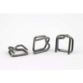 Pac Strapping Standard Duty Polypropylene Strapping Wire Buckles 1/2"" Strap Width Pack of 1000