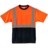 Ergodyne® GloWear® 8289BK Hi-Vis T-Shirt Black Bottom Class 2 4XL Orange