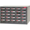 Steel Shuter Parts Drawer Cabinet 25 Drawers Bench Style 23""W x 8-3/4""D x 13-3/4""H