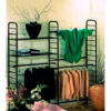 96"" W x 16""D x 88""H Black Double High Wall Rack