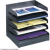 Steel Desk Tray Sorter 5 Shelf