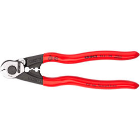 KNIPEX® 95 61 190 SBA Wire Rope Cutters 7-1/2"" OAL