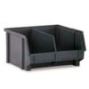 LEWISBins ESD-Safe Hanging & Stacking Part Bin PB10x-XL - W/Divider 4""W x 3-1/2""L x 2""H