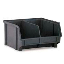 LEWISBins ESD-Safe Hanging & Stacking Part Bin PB10x-XL - W/Divider 4""W x 3-1/2""L x 2""H