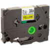 Brother® P-Touch® TZe Extra Strength Labeling Tape 3/8""W Black on Yellow