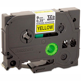 Brother® P-Touch® TZe Extra Strength Labeling Tape 3/8""W Black on Yellow