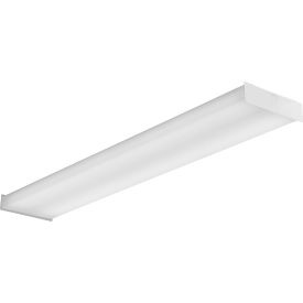 Lithonia Lighting SBL4 LP840 4' LED Square-Basket Wraparound MVOLT 40L 4000 CCT