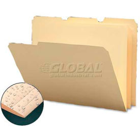 Smead® Tear/Moisture-Resist Poly File Folders 1/3 Cut Top Tab Letter Manila 12/Pack