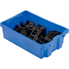 LEWISBins SN2012-6 Polyethylene Container 20""L x 13""W x 6-1/4""H Blue