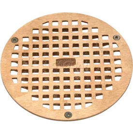 Zurn 5"" Dia. Round Floor Drain W/Screws Brass