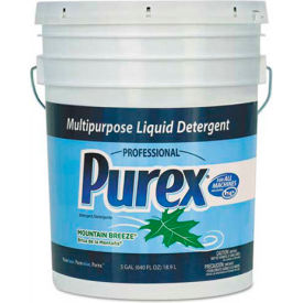 Purex Mountain Breeze Concentrated Laundry Detergent Liquid 5 Gallon Pail - 06354
