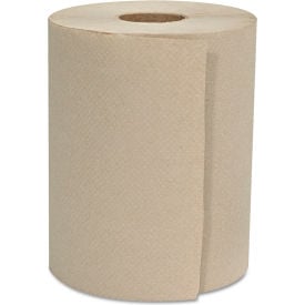 Hardwound Roll Towels 1-Ply Natural 8"" x 600 ft 12 Rolls/Case