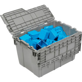 ORBIS Flipak® Distribution Container FP182  - 21-13/16 x 15-3/16 x 12-7/8 Gray