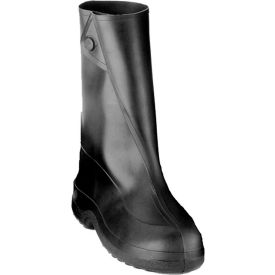 Tingley® 1400 Rubber 10"" Work Overshoes Black Cleated Outsole Medium