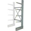 Global Industrial™ Single Sided Heavy Duty Cantilever Add-On Rack 2"" Lip 48""Wx38""Dx96""H