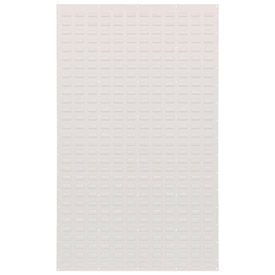 Quantum Partition Wall System QLP-3661HC 36""W X 61""H Louvered Panel Oyster White
