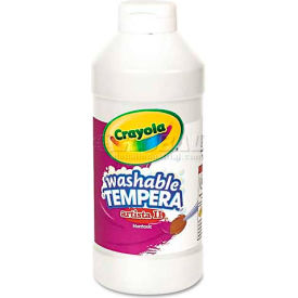 Crayola 543115053 Artista II Washable Tempera Paint White 16 oz