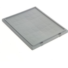 Global Industrial Lid LID301 for Stack and Nest Storage Container SNT300 Gray