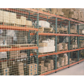 Global Industrial™ Pallet Rack Netting One Bay 123""W x 144""H 1-3/4"" Sq. Mesh 1250 lb Rating