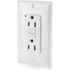 Leviton GFNT1-W 15A SmartlockPro Self-Test GFCI Duplex Recpt Ind Light Wire Leads White
