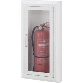 Global Industrial™ Fire Extinguisher Cabinet Semi-Recessed Fits 10 Lbs.