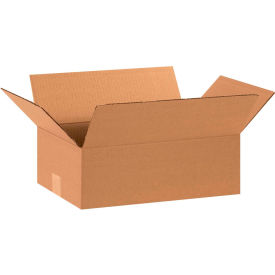 Global Industrial™ Flat Cardboard Corrugated Boxes 15""L x 10""W x 5""H Kraft