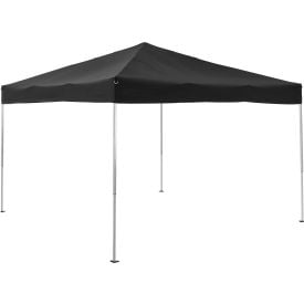 Global Industrial™ Portable Pop-Up Canopy Straight-Leg 10'L x 10'W x 10'1""H Black