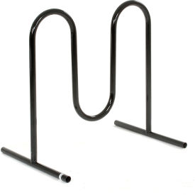 Global Industrial™ Wave Bike Rack 5-Bike Capacity Free Standing Black