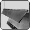 Snow Deflector 90In Rubber