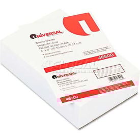 Universal® Loose Memo Sheets 4 x6 White 500 Sheets/Pack