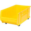 Quantum Mobile Hulk Plastic Stacking Bin 16-1/2""W x 29-7/8""L x 11""H Yellow