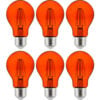 Sunlite Purple Transparent LED Light Bulb 4-1/2-Watt Dimmable 6-Pack