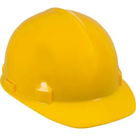 Jackson Safety SC-6 Safety Hard Hat 4-Pt. Ratchet Suspension Cap-Style Yellow