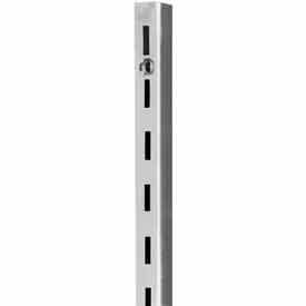 96"" Heavy Weight Single Slot W/ 1/2"" Slots On 1"" Centers - Satin Zinc