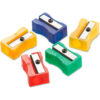 Westcott® One-Hole Manual Pencil Sharpeners 4"" x 2"" x 1"" Assorted Colors 24/Pack