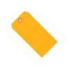 Global Industrial Shipping Tag #7 5-3/4""L x 2-7/8""W Fluorescent Orange 1000/Pack